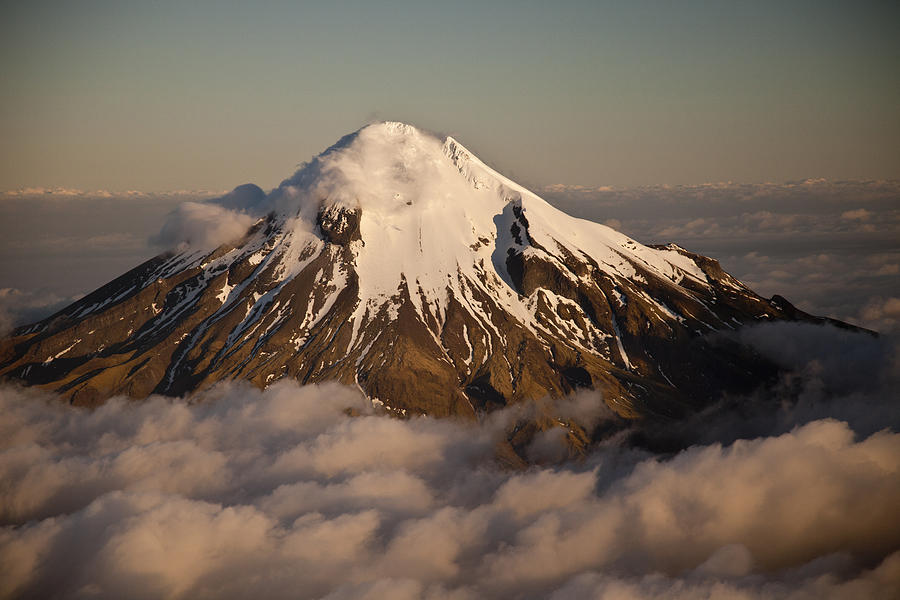 Mount Taranaki Above The Clouds New #2 Photograph by Colin Monteath
