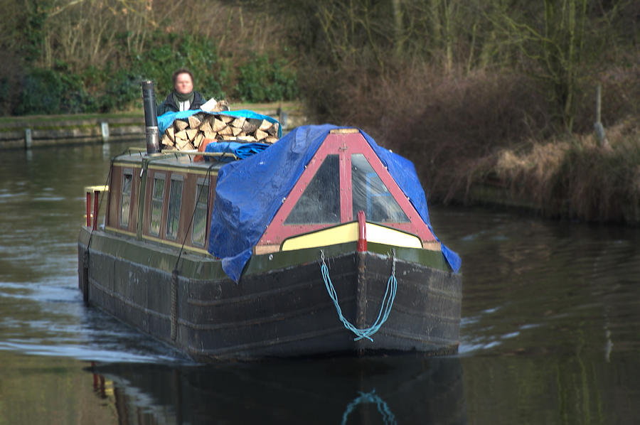 Narrowboat #2 Photograph by Chris Day