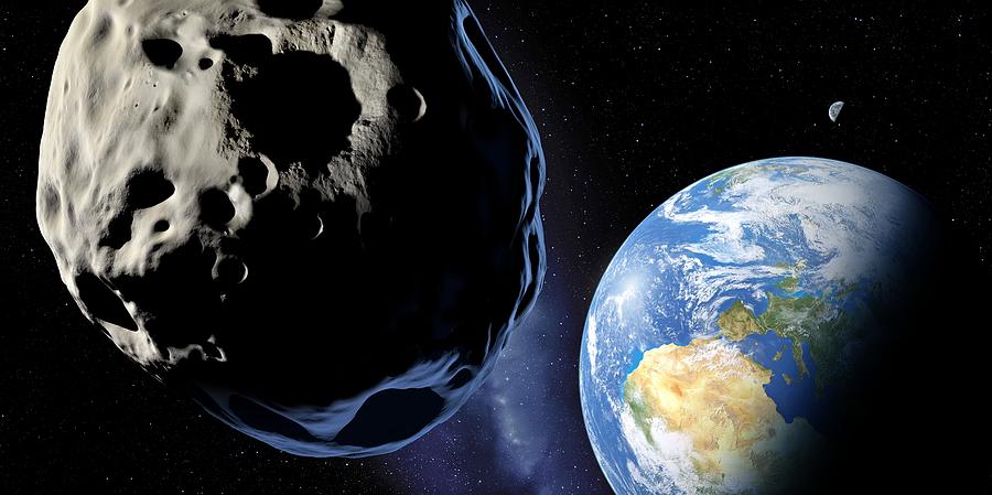 Near-earth Asteroid, Artwork Photograph by Detlev Van Ravenswaay - Pixels