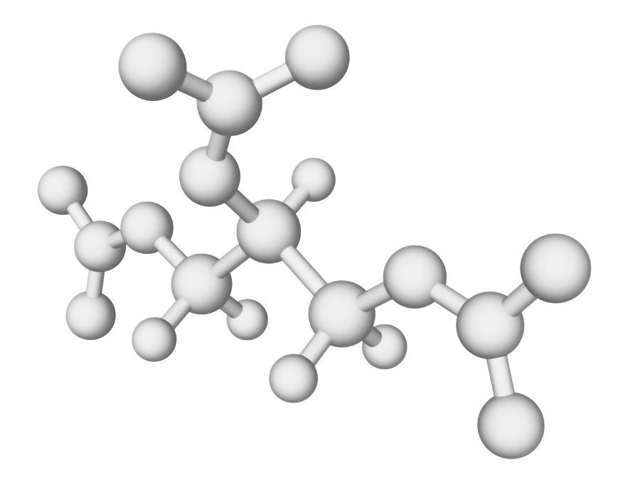 Nitroglycerin Molecule #2 Digital Art by Laguna Design