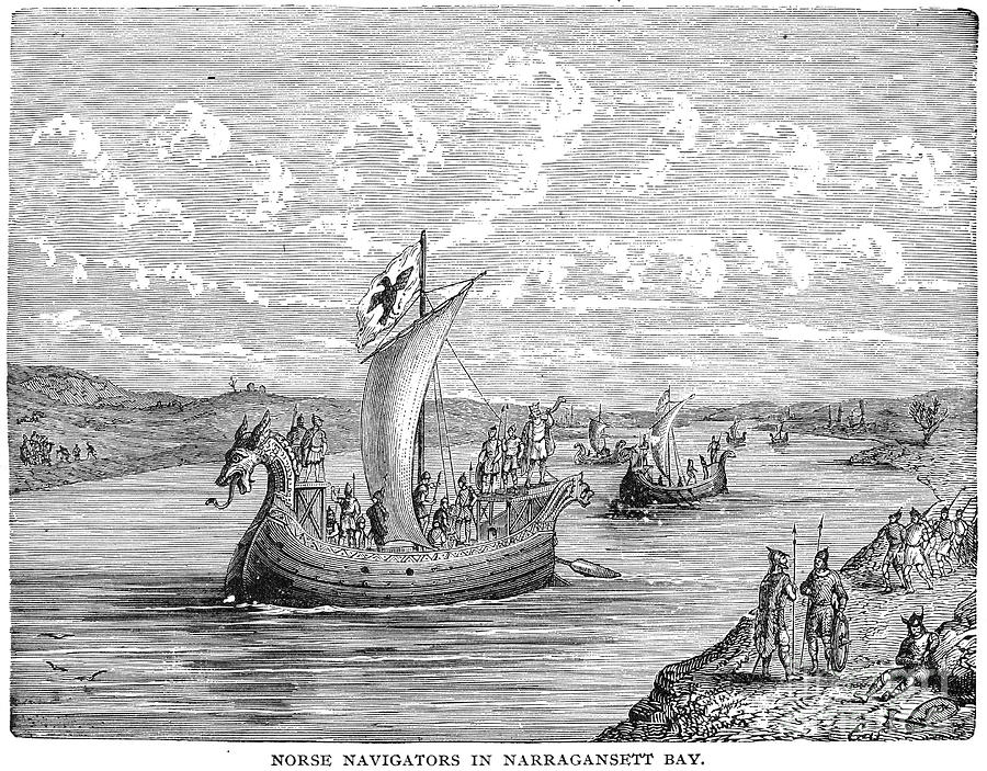 Norse Ships, 1000 A.d Photograph by Granger - Fine Art America