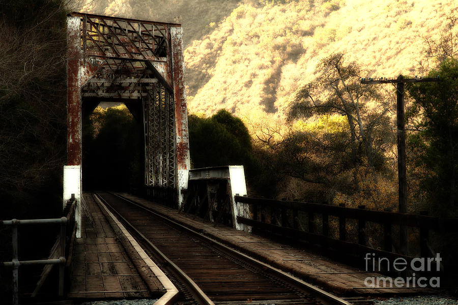 Old Railroad Bridge at Near Historic Niles District in California . 7D10757 #2 Photograph by Wingsdomain Art and Photography