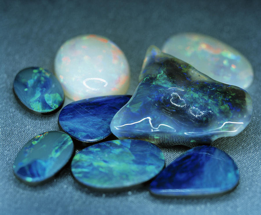 Opal Gemstones Photograph by Lawrence Lawry | Fine Art America