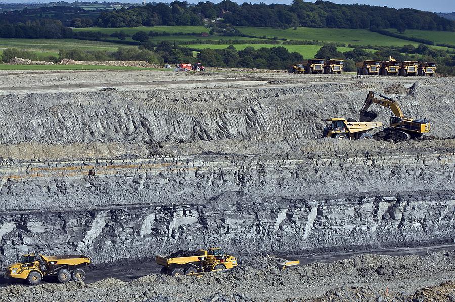 Opencast Coal Mine #2 by Science Photo Library