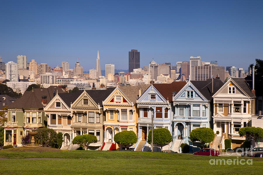 San Francisco Photograph - Painted Ladies #2 by Brian Jannsen