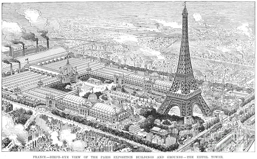 Paris Exposition, 1889 #2 Photograph by Granger