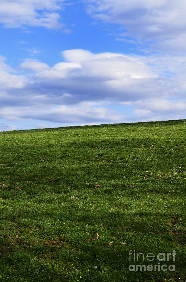 Clouds Photograph - Pasture Field and Sky #2 by Thomas R Fletcher
