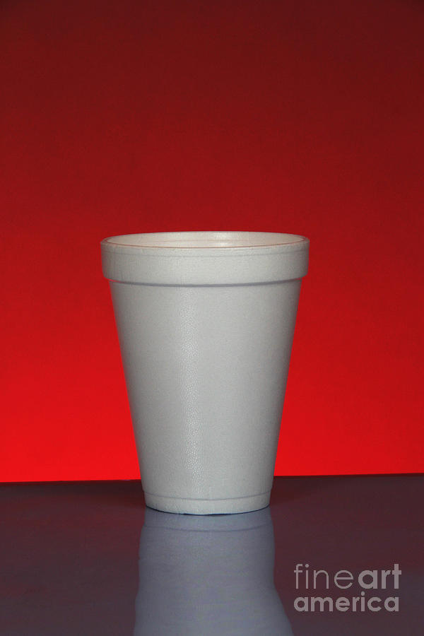 Still Life Photograph - Polystyrene Cup #2 by Photo Researchers