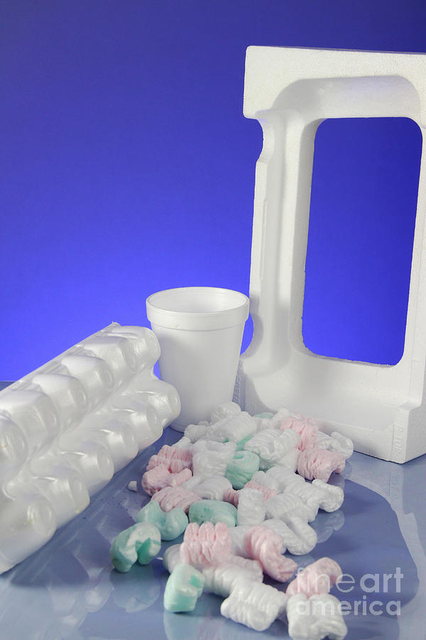 Still Life Photograph - Polystyrene Objects #2 by Photo Researchers