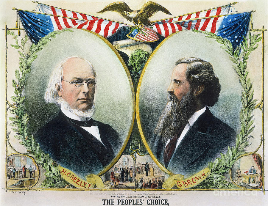 Presidential Campaign, 1872 #2 Photograph by Granger