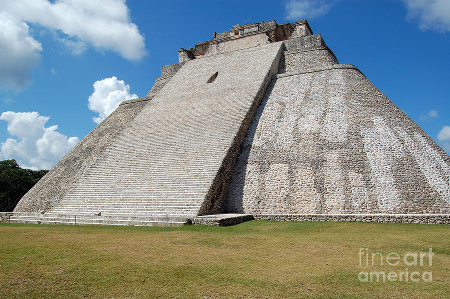 Pyramid of the Magician at Uxmal Mexico #3 Photograph by Shawn OBrien