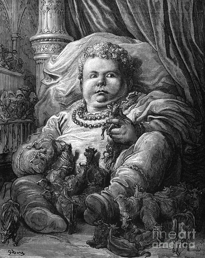 Pantagruel #10 Drawing by Gustave Dore Pantagruel #10 Drawing by Gustave Dore