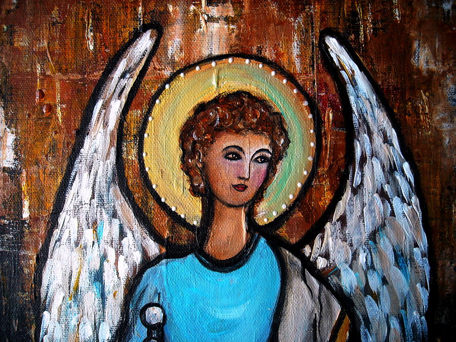 Raphael Archangel #2 Painting by Pristine Cartera Turkus