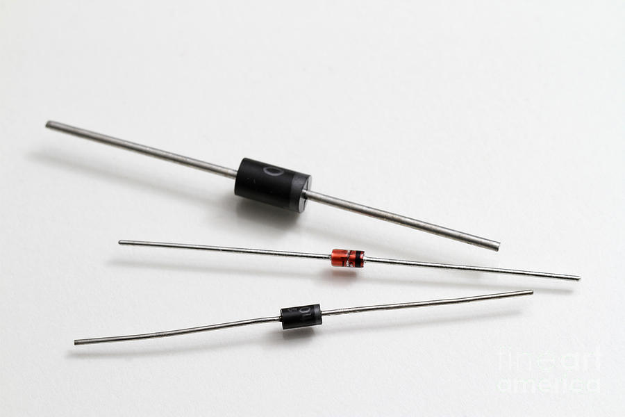 Rectifier & Zener Diodes #2 Photograph by Photo Researchers, Inc.