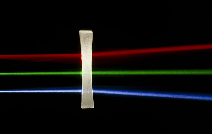 Refraction Of Light By Bi-concave Lens Photograph by David Parker ...