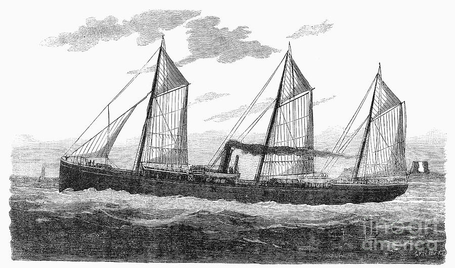 Refrigerated Ship, 1876 #2 Photograph by Granger Refrigerated Ship, 1876 #2 Photograph by Granger