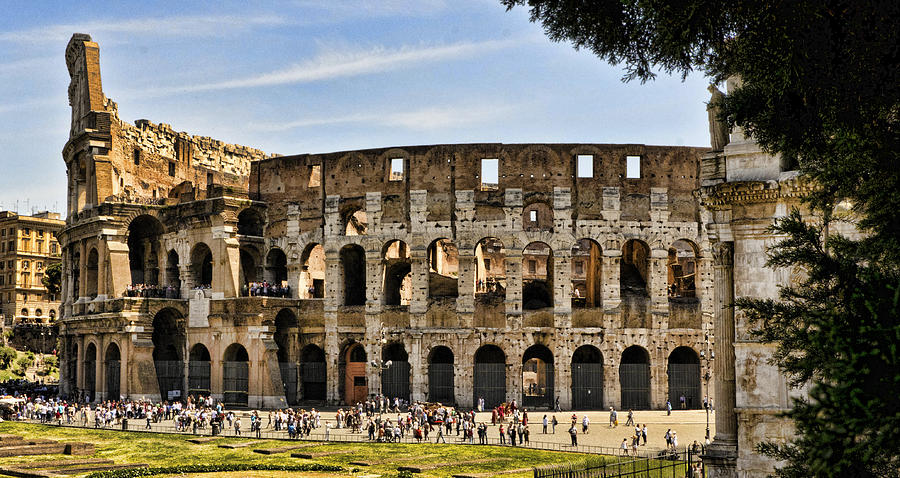 Roman Coliseum Photograph by Jon Berghoff