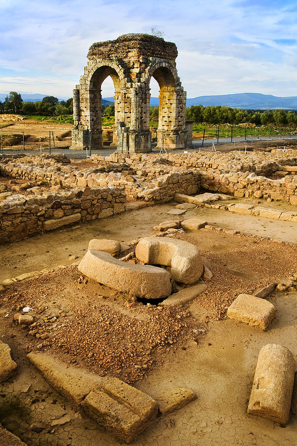 Roman Ruins In Caparra #2 Photograph by Gonzalo Azumendi