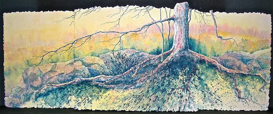 Rooted in Time Painting by Carolyn Rosenberger