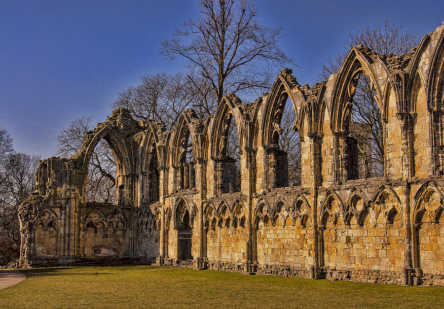 Ruins of St Marys Abbey Photograph by Trevor Kersley - Fine Art America