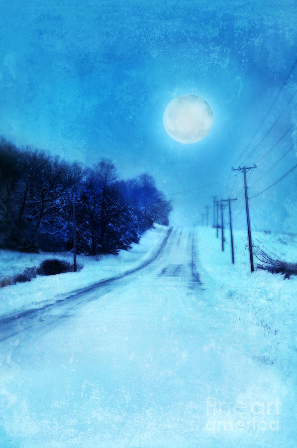 Winter Photograph - Rural Road in Winter #2 by Jill Battaglia