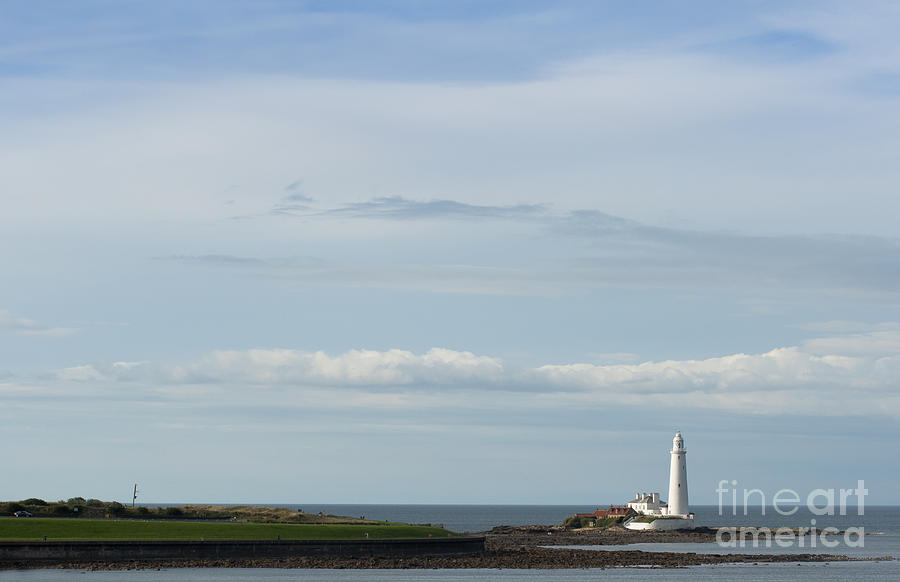 Lighthouse Photograph - Saint Marys Lighthouse #2 by Andrew  Michael