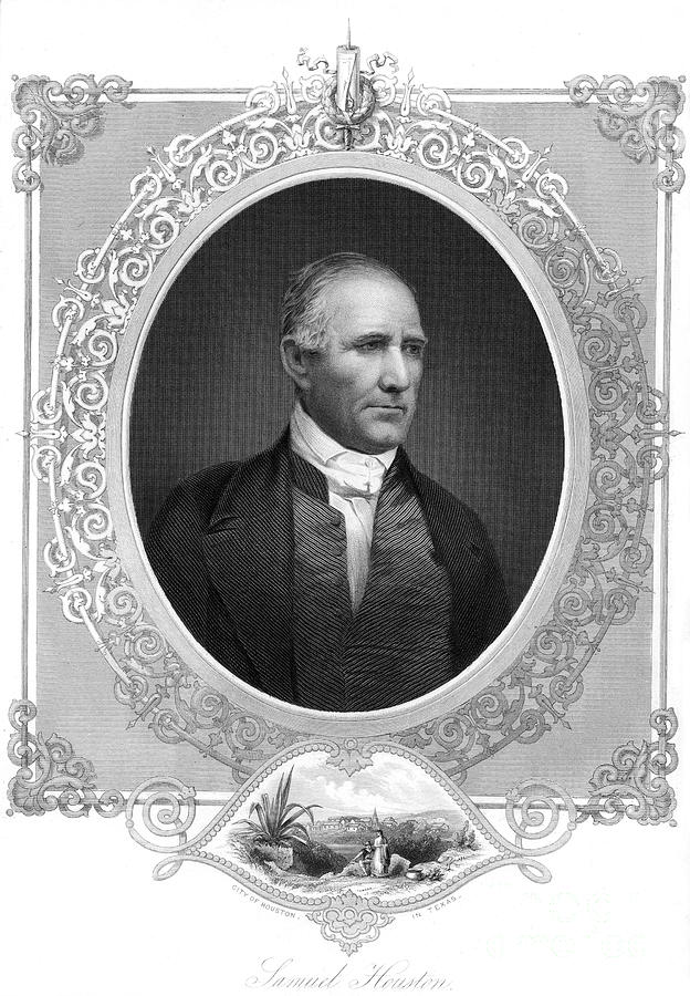 Sam Houston (1793-1863) #2 Photograph by Granger