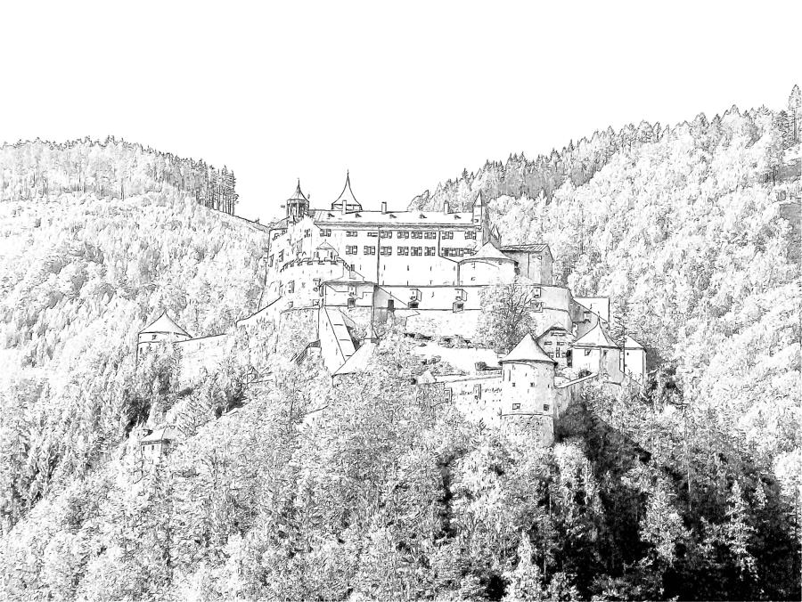 Schloss Hohenwerfen Werfen Austria #2 Photograph by Joseph Hendrix