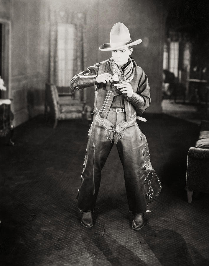 Silent Film Still: Cowboys #2 Photograph by Granger