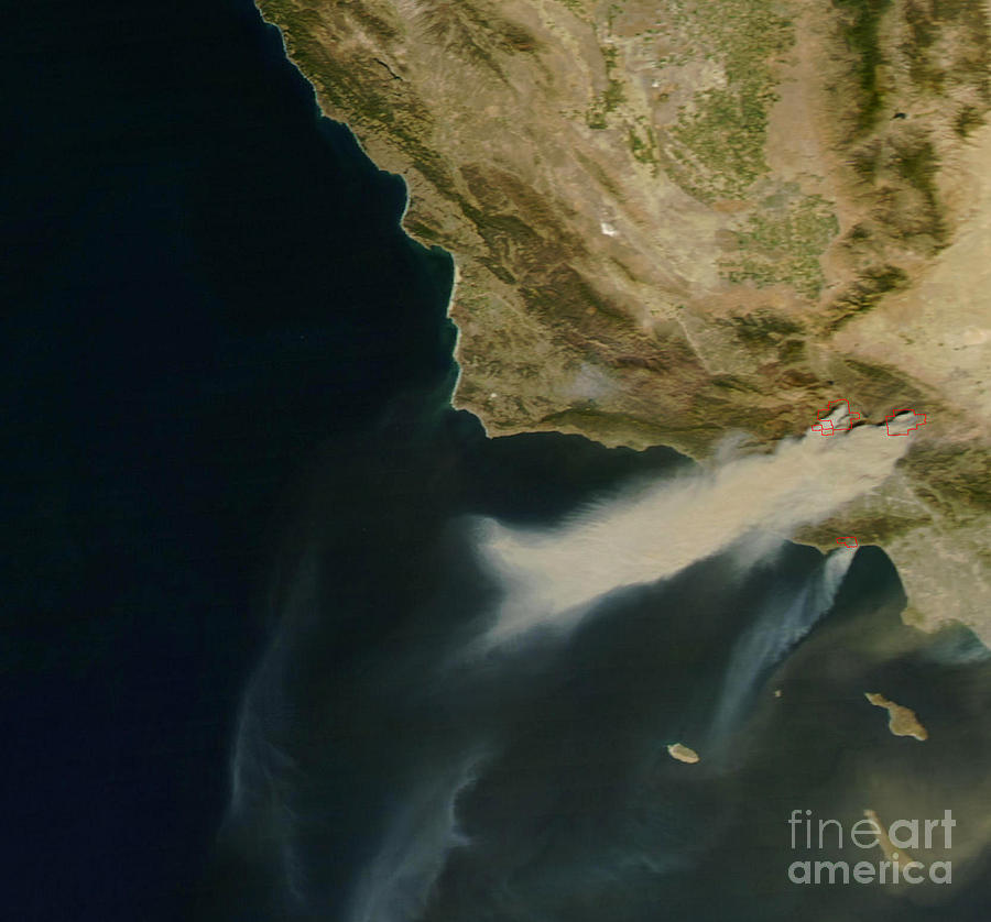 Southern California Wildfires #2 Photograph by Nasa