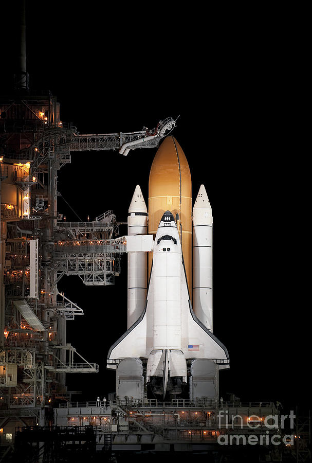 Space Shuttle Atlantis Sits Ready #2 Photograph by Stocktrek Images