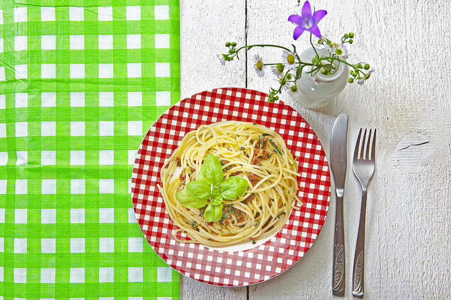 Spaghetti al Pesto #2 Photograph by Joana Kruse