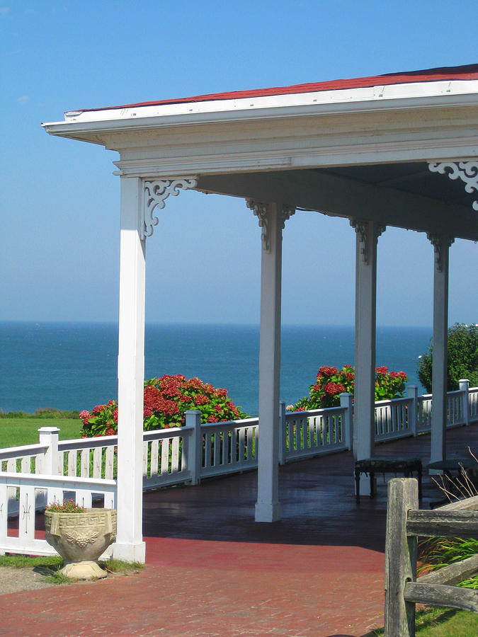 Ocean Photograph - Spring House Porch by Rose Pasquarelli Ocean Photograph - Spring House Porch by Rose Pasquarelli