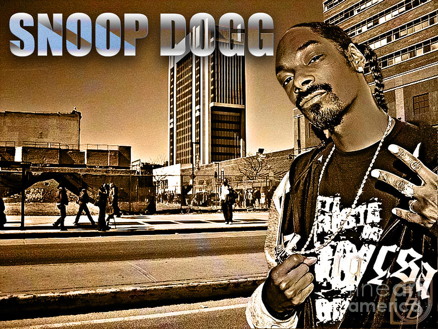 Street Phenomenon Snoop Dogg Digital Art by The DigArtisT - Fine Art ...