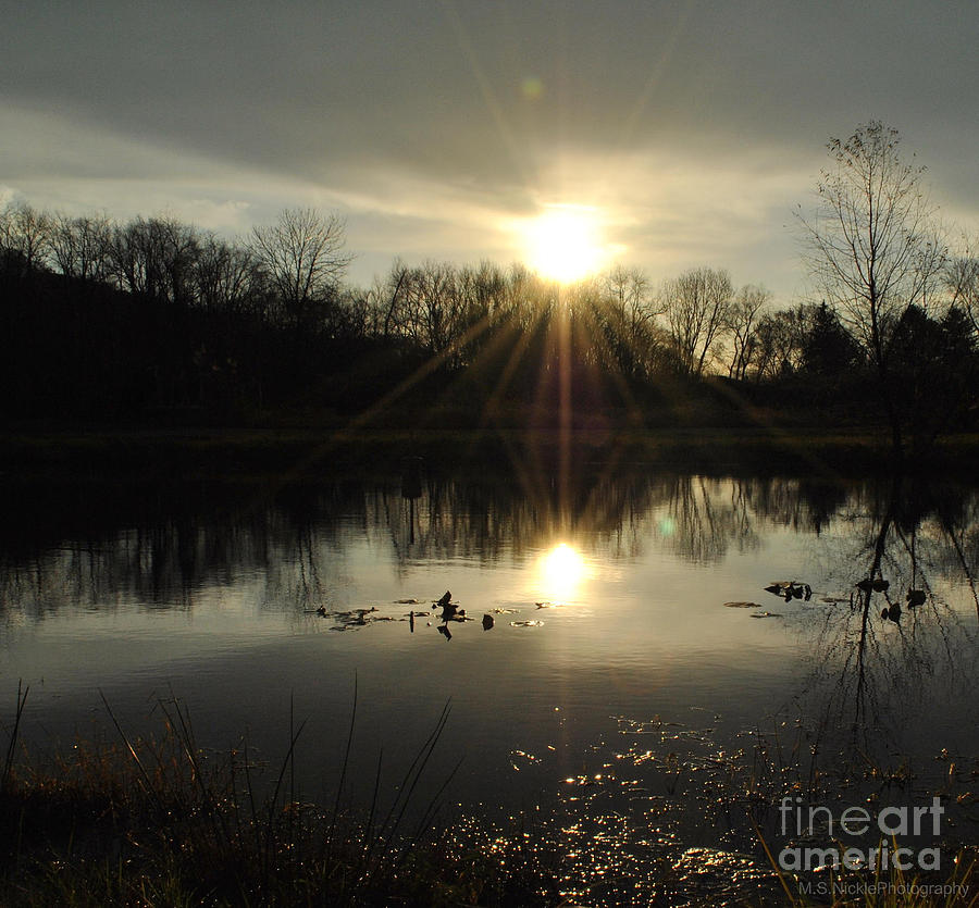 Landscape Photograph - Sunrise in Copley #2 by Melissa Nickle