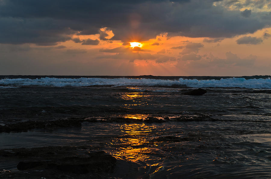 Sunset Photograph - Sunset over sea #2 by Michael Goyberg