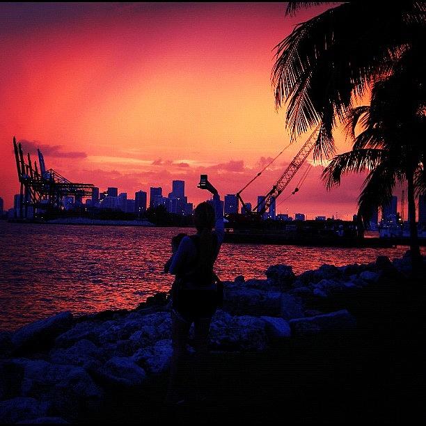 Miami Photograph - #sunset #sun #miami #sol #south #beach #2 by Artist Mind
