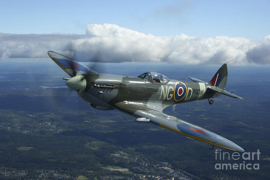 Supermarine Spitfire Mk.xvi Fighter #2 Photograph by Daniel Karlsson