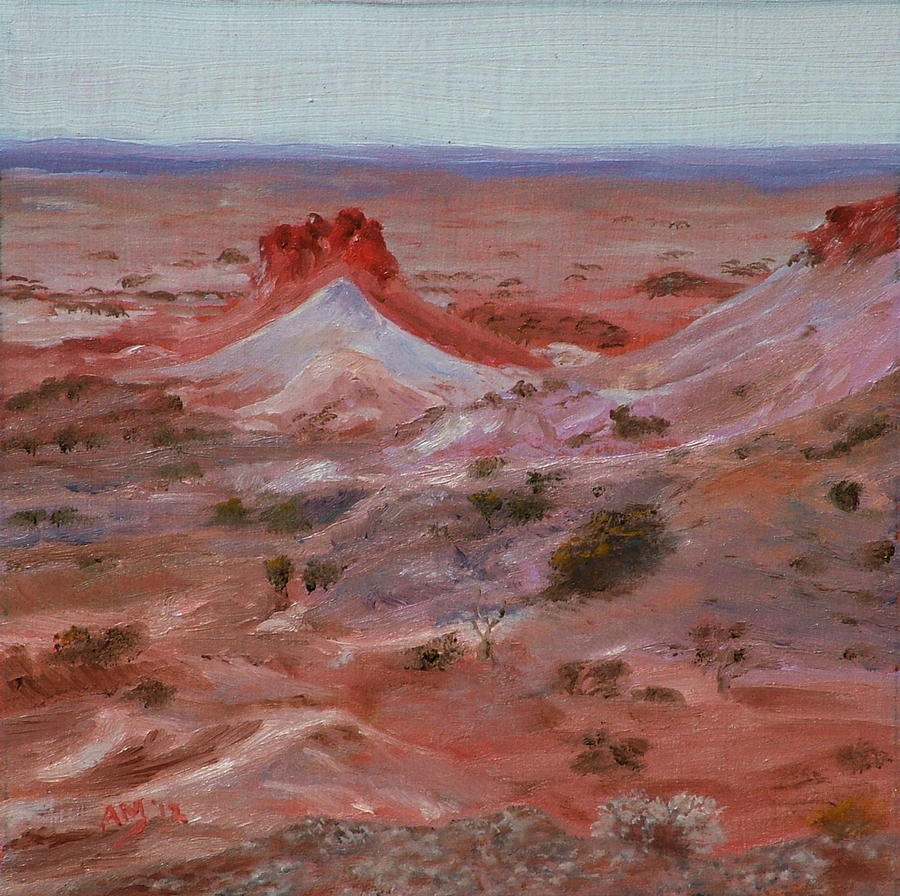 Landscape Painting - The Breakaways 3  2012 #2 by Alex Mortensen