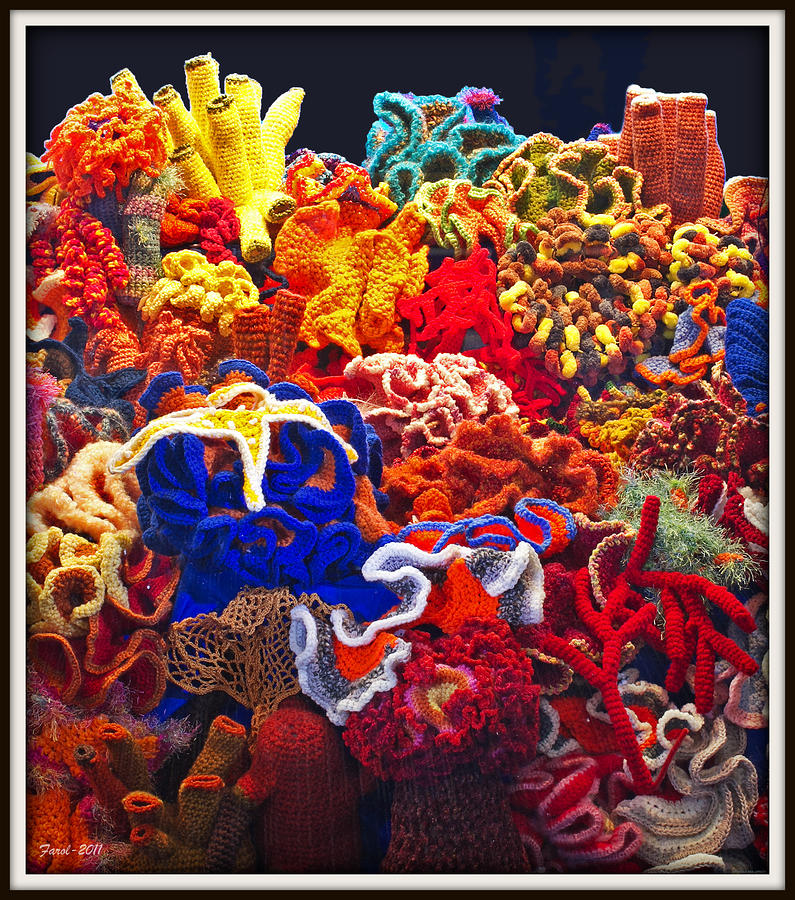 The Crochet Coral Reef #2 Photograph by Farol Tomson