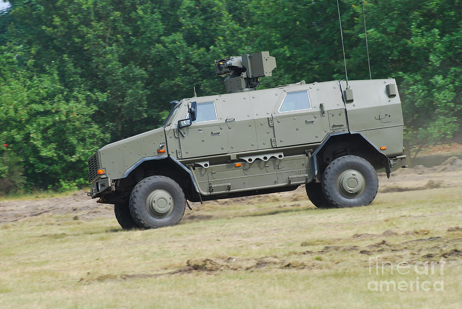 Truck Photograph - The Dingo 2 In Use By The Belgian Army #2 by Luc De Jaeger