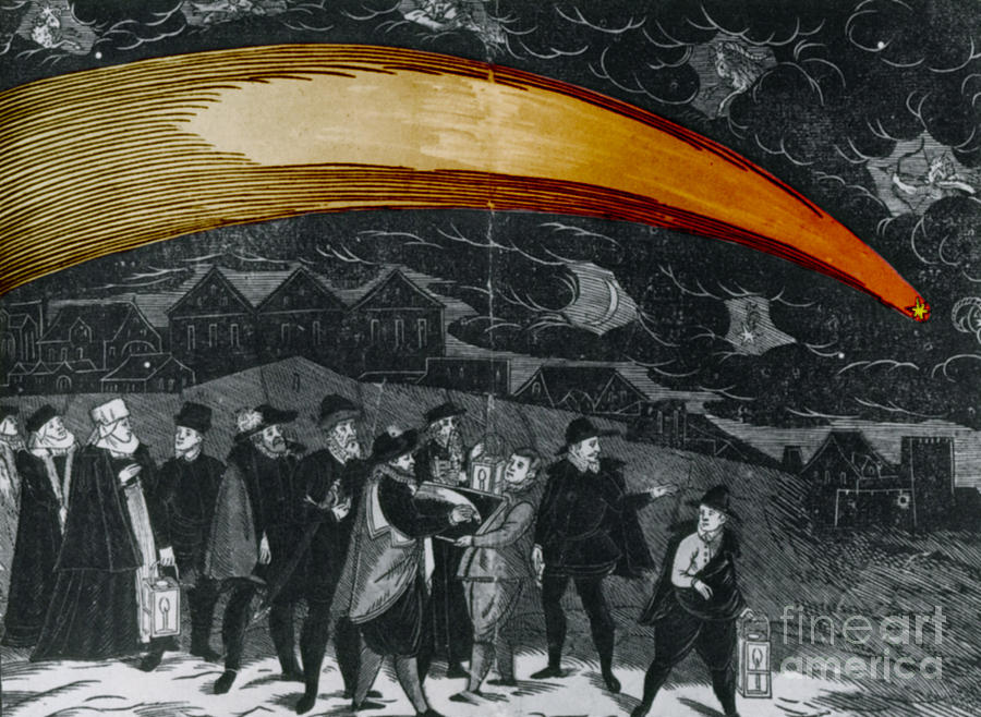 Science Photograph - The Great Comet Of 1577 #2 by Science Source
