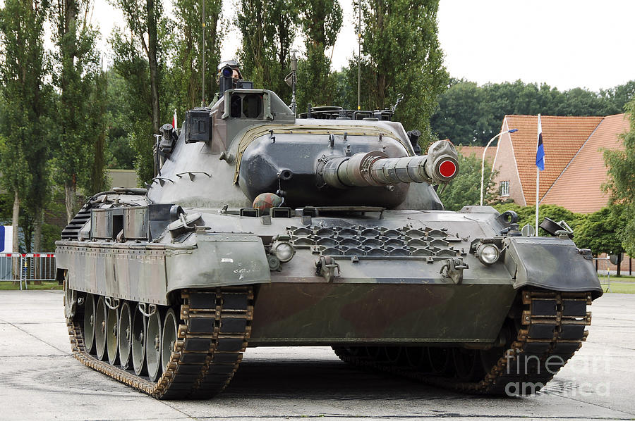 Transportation Photograph - The Leopard 1a5 Of The Belgian Army #2 by Luc De Jaeger