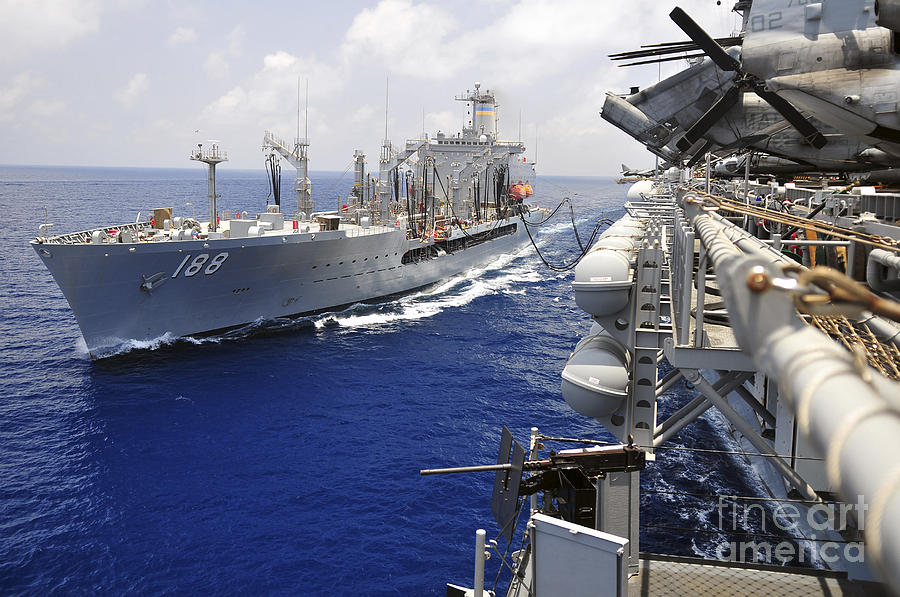 The Military Sealift Command Fleet Photograph By Stocktrek Images