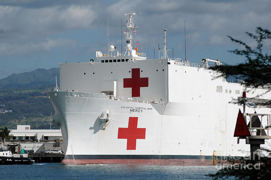 Horizontal Photograph - The Military Sealift Command Hospital #2 by Stocktrek Images