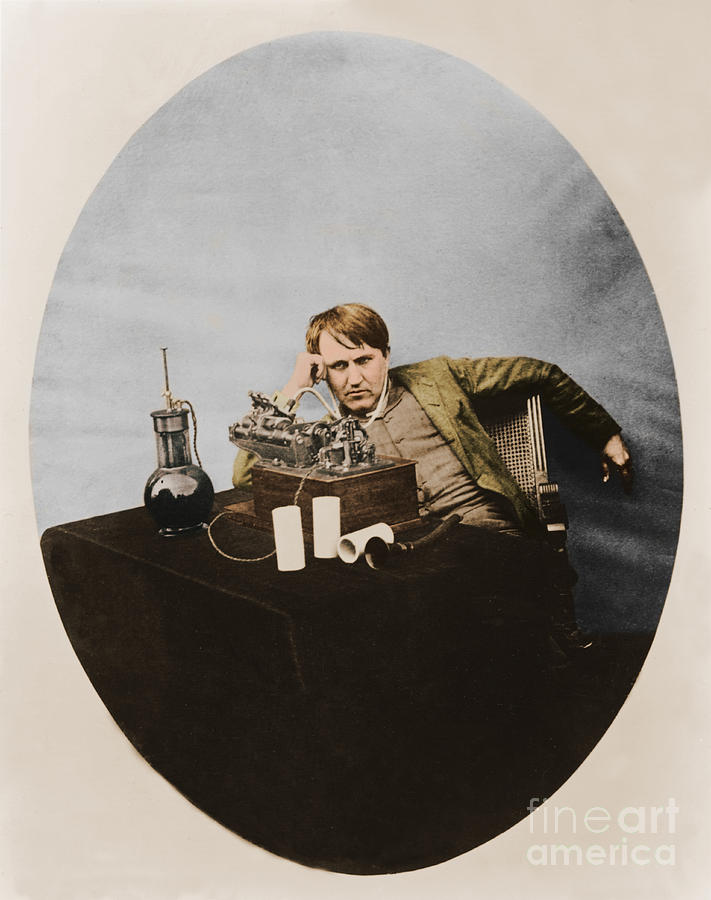 History Photograph - Thomas Edison, American Inventor #2 by U.S. Department of the Interior
