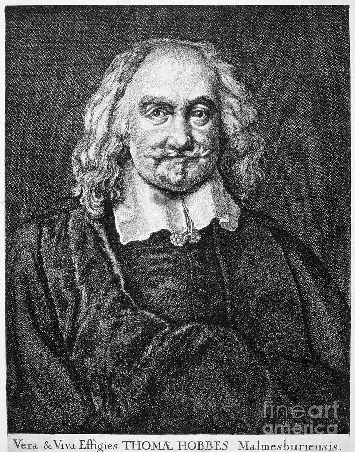 Portrait Photograph - Thomas Hobbes (1588-1679) #2 by Granger