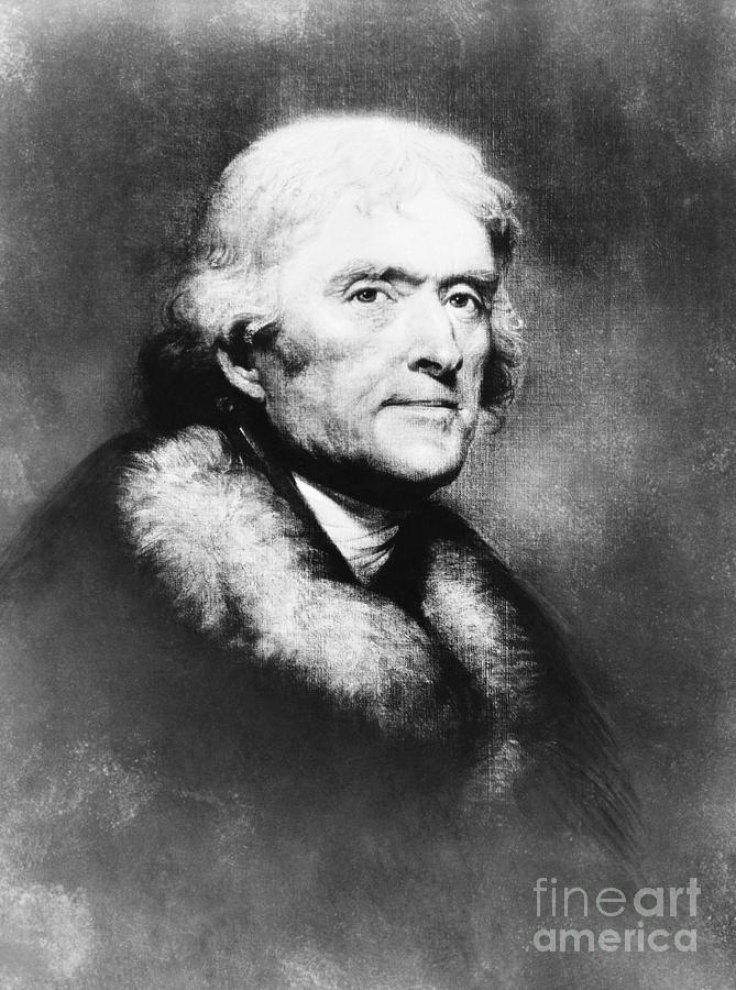 Thomas Jefferson, 3rd American President #2 Photograph by Omikron