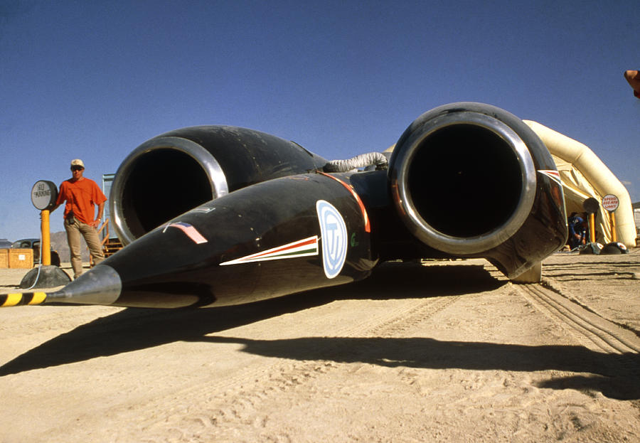 Transportation Photograph - Thrust Ssc, The Worlds First Supersonic Car #2 by Keith Kent