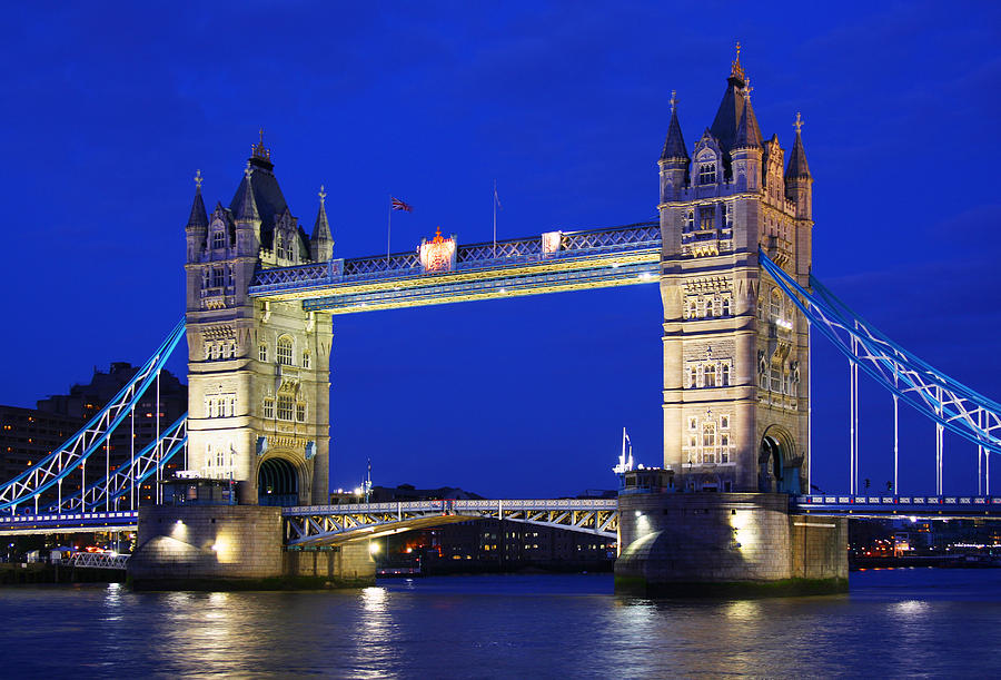 Tower Bridge at night Photograph by Dan Breckwoldt